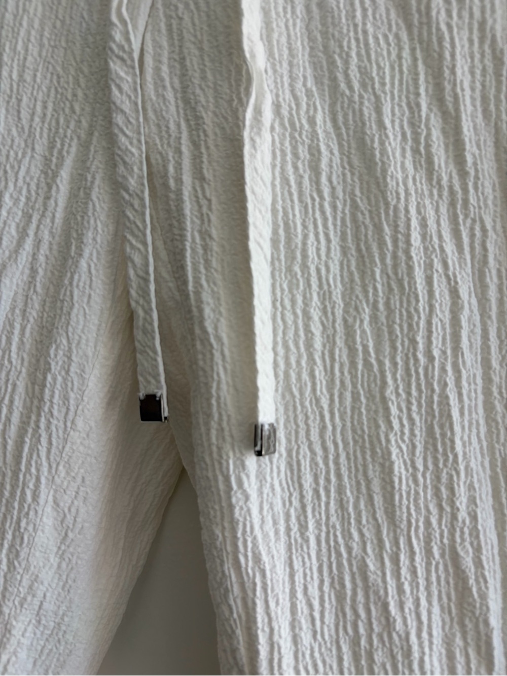 Calvin Klein Linen White Lightweight Pants - Picture 2 of 4